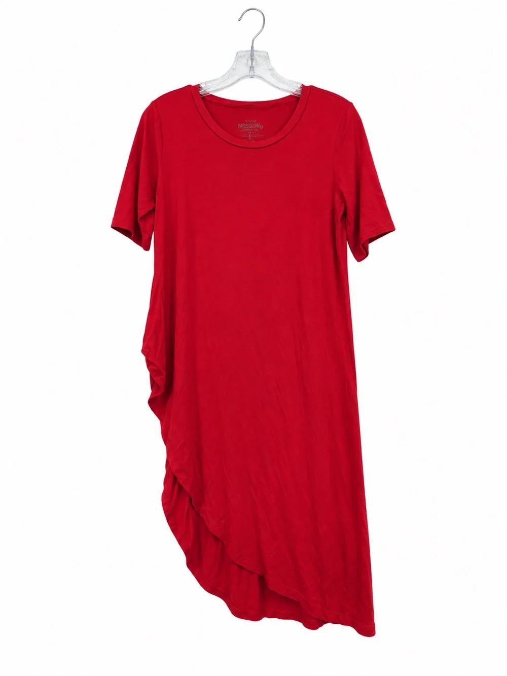 Torrid Super Soft Red Ribbed Below Knee Dress Size 00